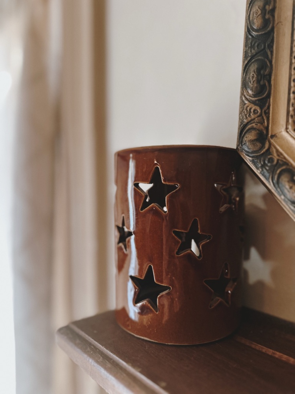 Ceramic Star Candle Vase